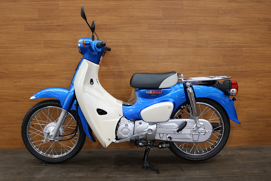 熊本新車バイク情報 ホンダ スーパーカブ110 110 青 熊本のバイクショップ アール バイクの新車 中古 車販売や買取 レンタルバイクのことならおまかせください