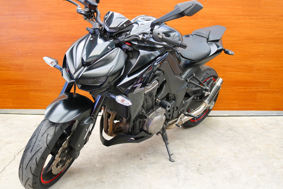 熊本中古車バイク情報 カワサキ Z1000 1000 黒 熊本のバイクショップ アール バイクの新車 中古車 販売や買取 レンタルバイクのことならおまかせください