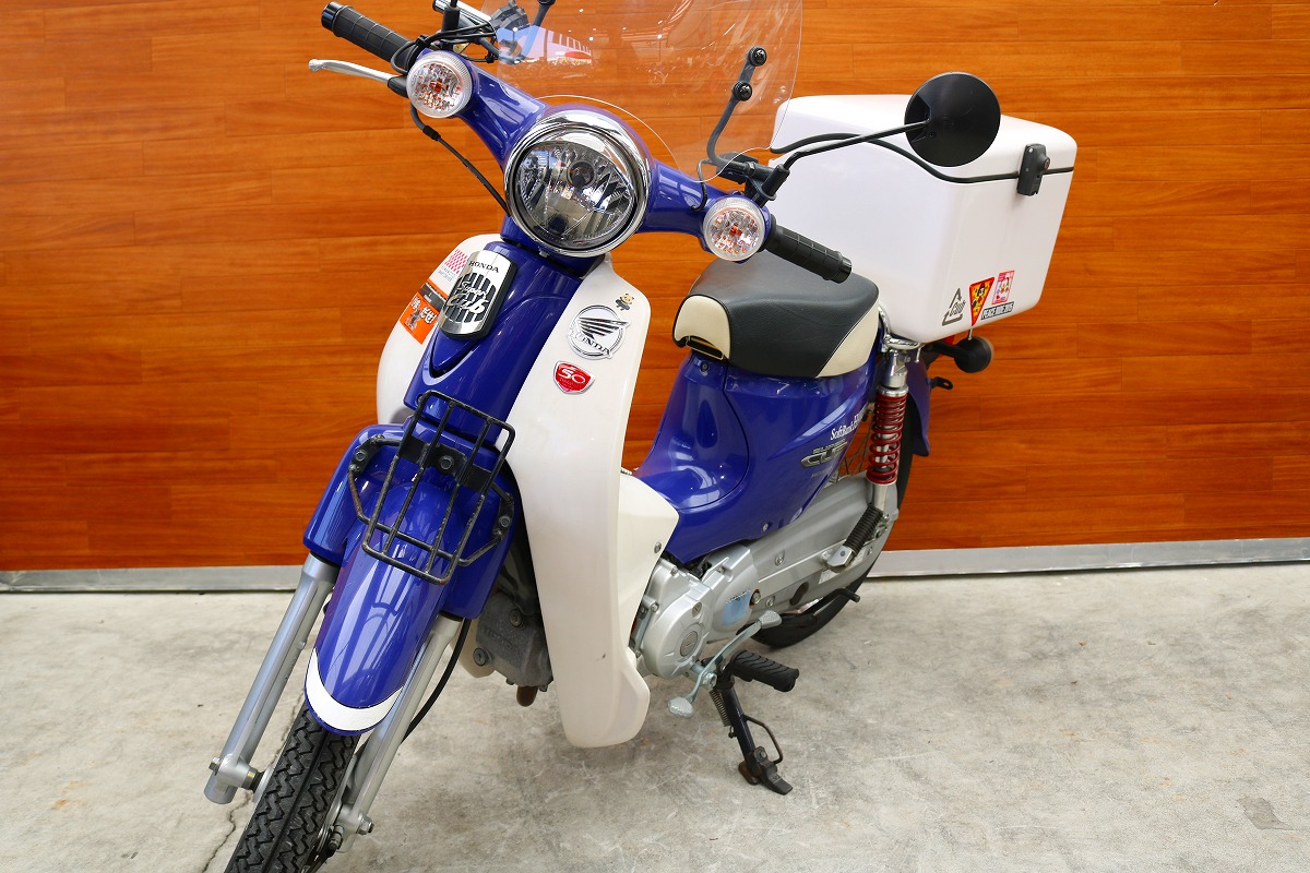 熊本中古車バイク情報 ホンダ スーパーカブ110 110 青 熊本のバイクショップ アール バイクの新車 中古 車販売や買取 レンタルバイクのことならおまかせください