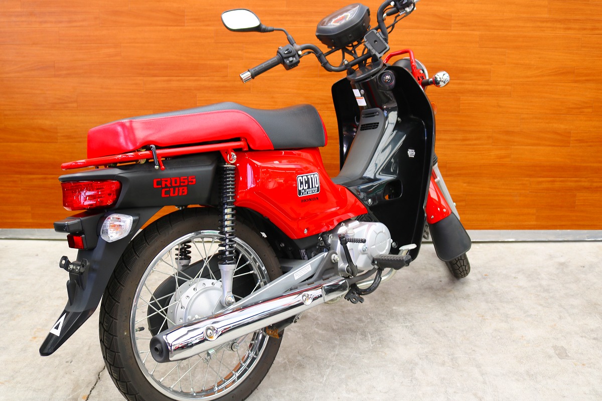 熊本中古車バイク情報 ホンダ クロスカブ 110 赤 熊本のバイクショップ アール バイクの新車 中古 車販売や買取 レンタルバイクのことならおまかせください